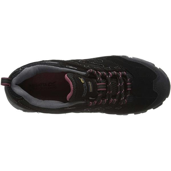 Regatta Womens/Ladies Holcombe IEP Low Hiking Boots - Jet Black/Antique Pink - 
