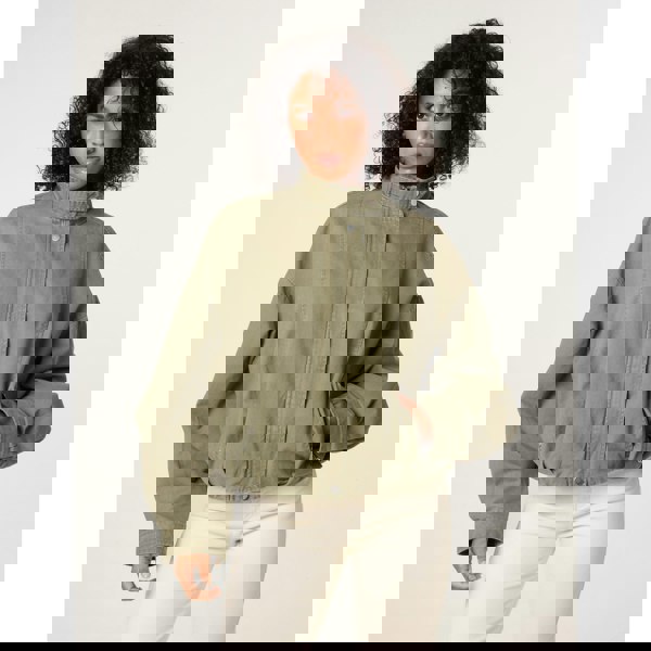 Blue Vanilla Bomber Jacket