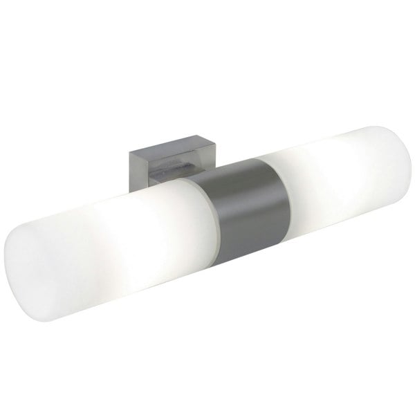 Nordlux Tangens Double | Wall light | Brushed steel