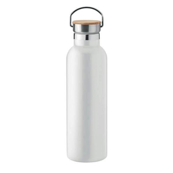 MidOcean Helsinki Medium Bamboo 750ml Flask - White - 