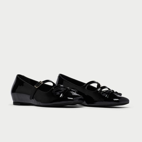 pair of black patent alexa