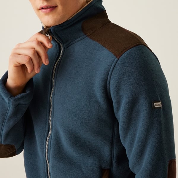 Regatta Mens Faversham Full Zip Fleece Jacket - Navy