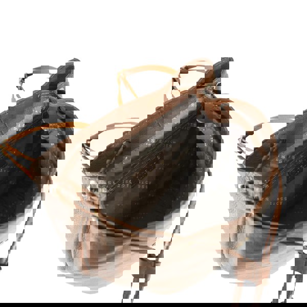 Assots London 'GRACE' Tan Full Grain Leather Flap-over Backpack