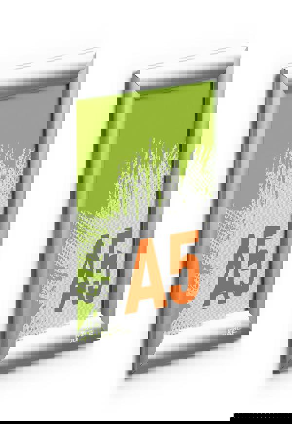 Durable Aluminium Snap Frame Retail Clip Poster Holder Notice Board | A5 Silver