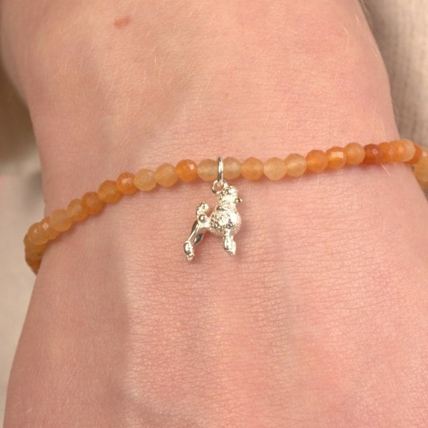 Mylee London Poodle Crystal Bracelet - Personalised