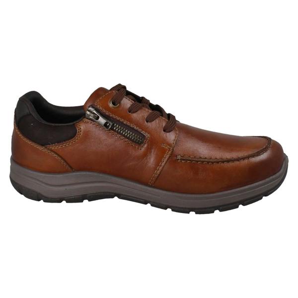 Rieker Mens Rieker TEX Zip Detailed Extra Wide Lace Up Shoes 03607