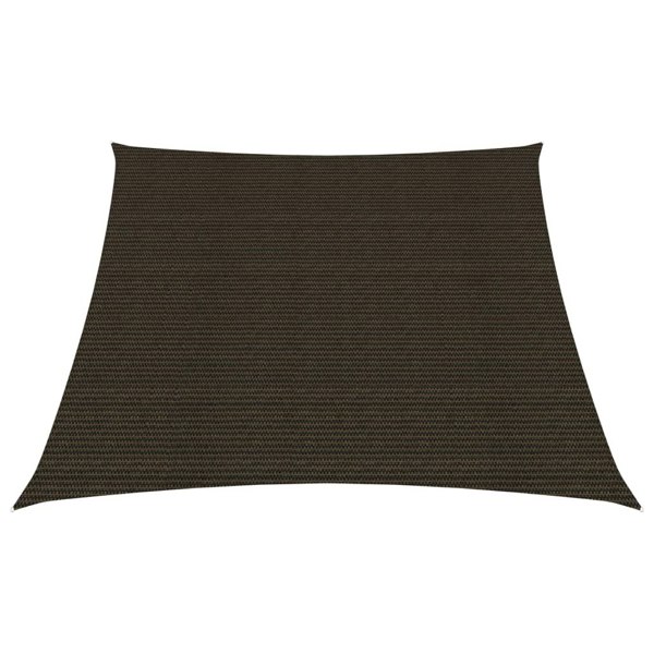 Berkfield Sunshade Sail 160 g/m�__ Brown 3/4x2 m HDPE