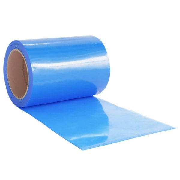 Berkfield Door Curtain Blue 300 mmx2.6 mm 10 m PVC