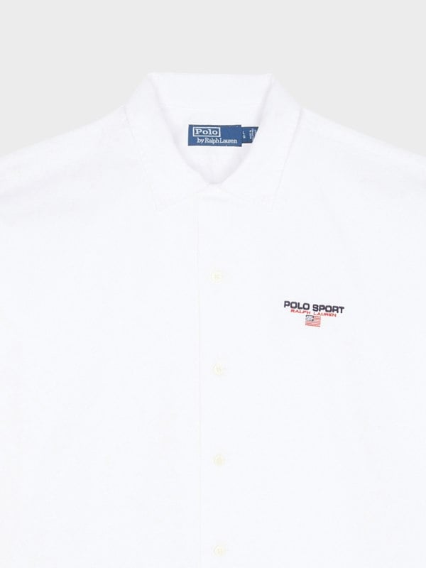 Ralph Lauren Polo Sport Big Fit Shirt White - Mens