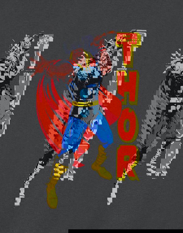 Marvel Boys Grey Thor Short Sleeved T-Shirt