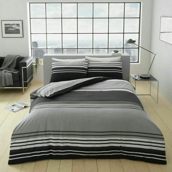 Smart Living Moxie Duvet Cover and Pillowcase Set - Black/White