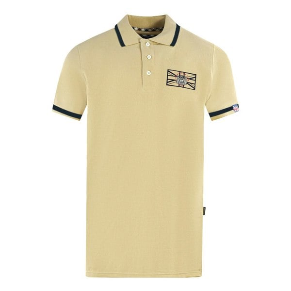 Aquascutum London Union Jack Polo Shirt - Beige