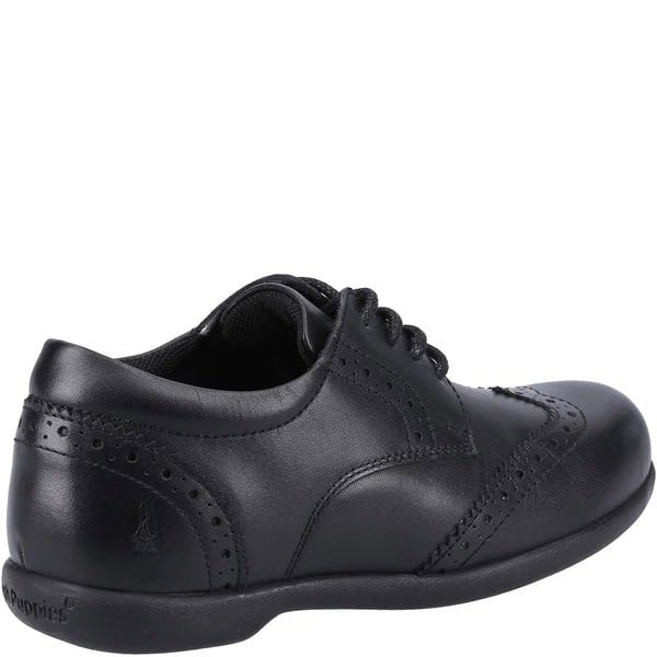 Hush Puppies BRIDGET Girls Leather School Shoes Black
