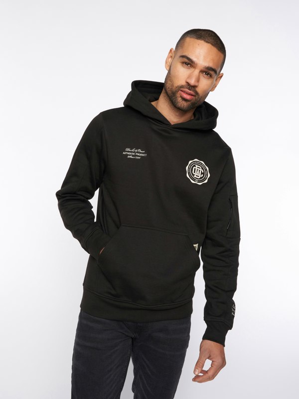 Duck and Cover Keyaan Hoodie - Black