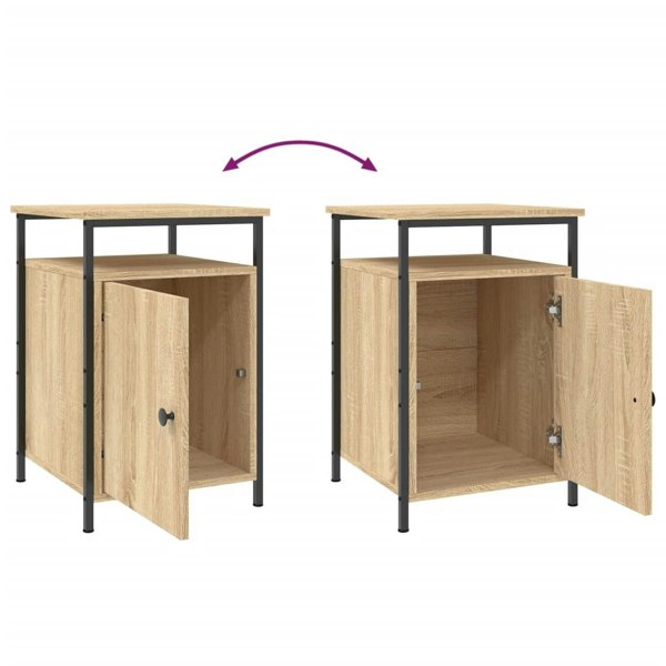 Berkfield Bedside Cabinet Sonoma Oak 40x42x60 cm Engineered Wood
