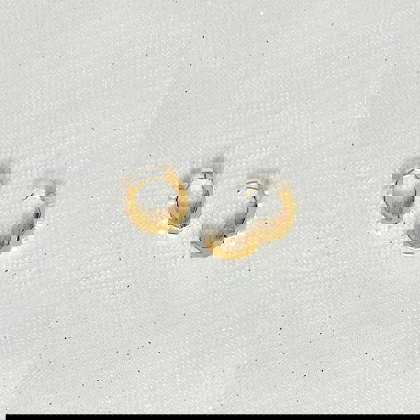 Small Hoop Earrings Pearl Hoop Earrings Gold Open