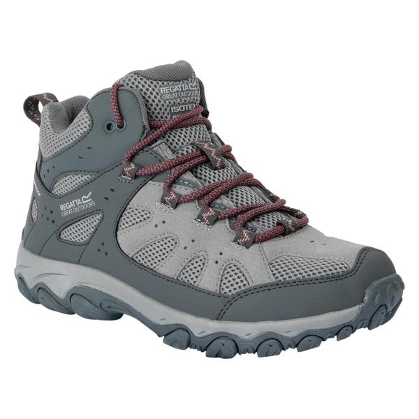 Regatta Womens/Ladies Edgepoint IV Mid Cut Walking Boots - Dark Steel/Dusty Rose