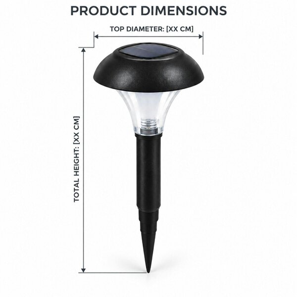 Smart Living 10Pc Garden Solar Lights