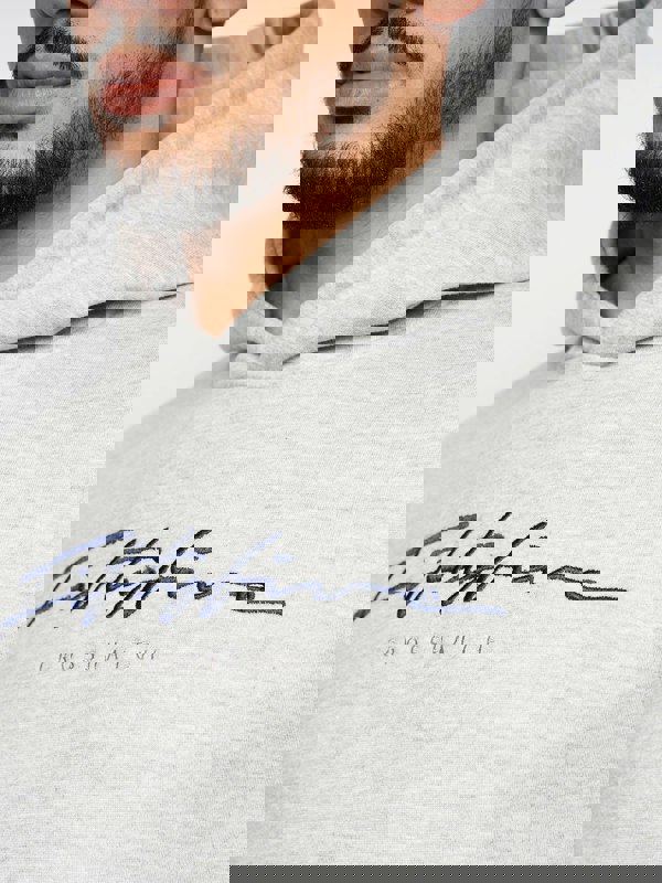 Crosshatch Blastout Hoodie Grey Marl
