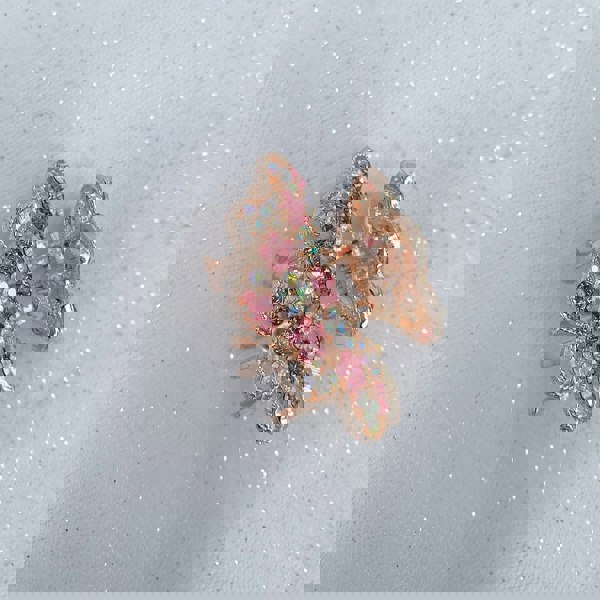 rose gold hair clip claw hair jaw in pink