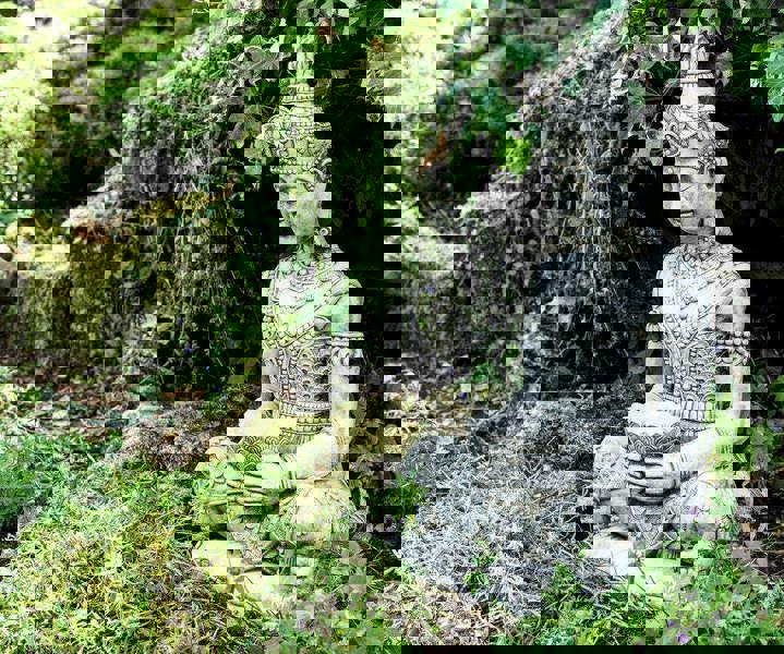 Sitting Oriental Thai Buddha Statue