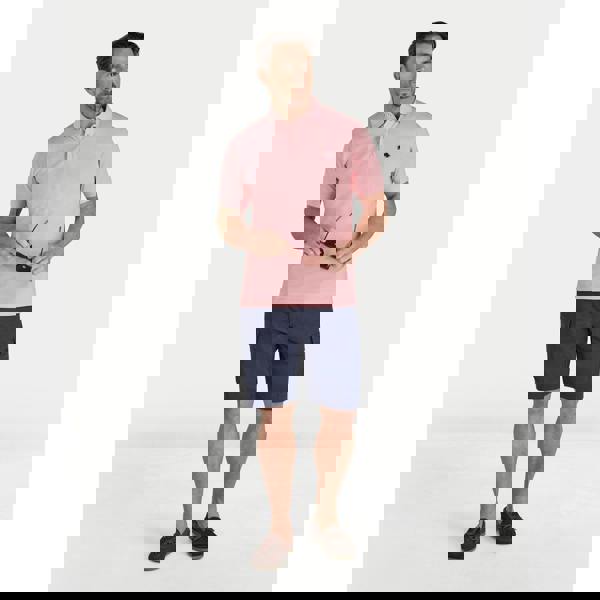 Raging Bull Mens Classic Organic Polo Shirt - Light Pink - 