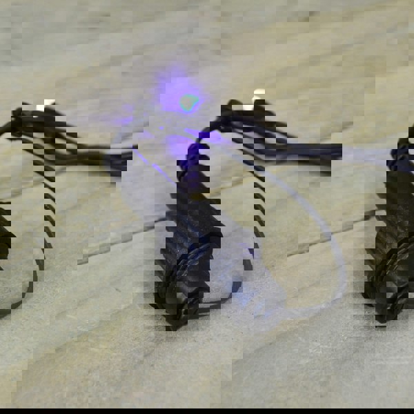 Samuel Alexander 300 Electric Blue LED Super-Long 29.9m Connectable Lights on a Black Cable