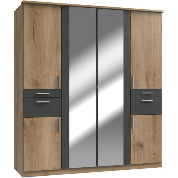 Koblenz planked oak  4 Door Wardrobe