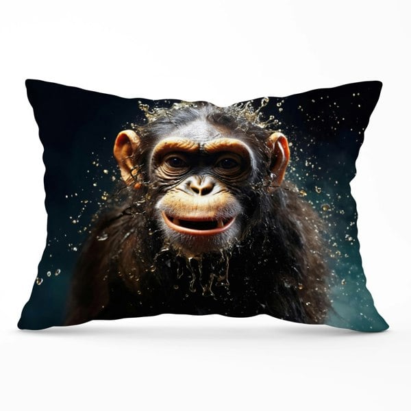 Warren Reed Realistic Monkey Face Splashart Cushions