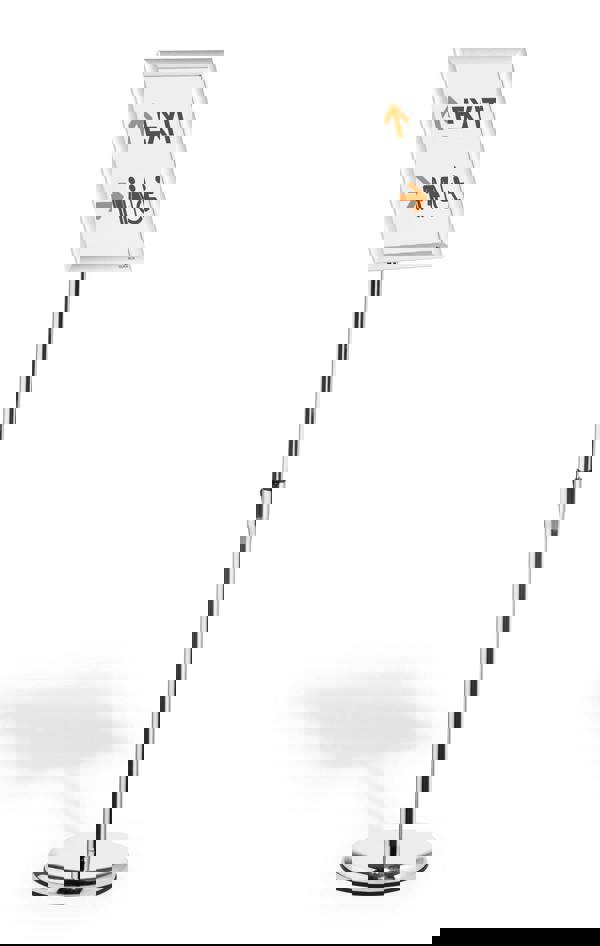 Durable Floor Stand with Aluminium Snap Frame Menu Poster Display | A4