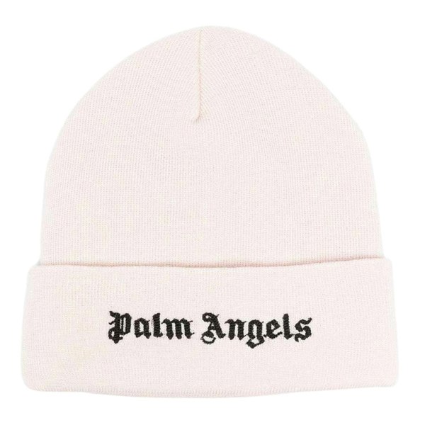 Palm Angels Brand Logo Beanie - Pink