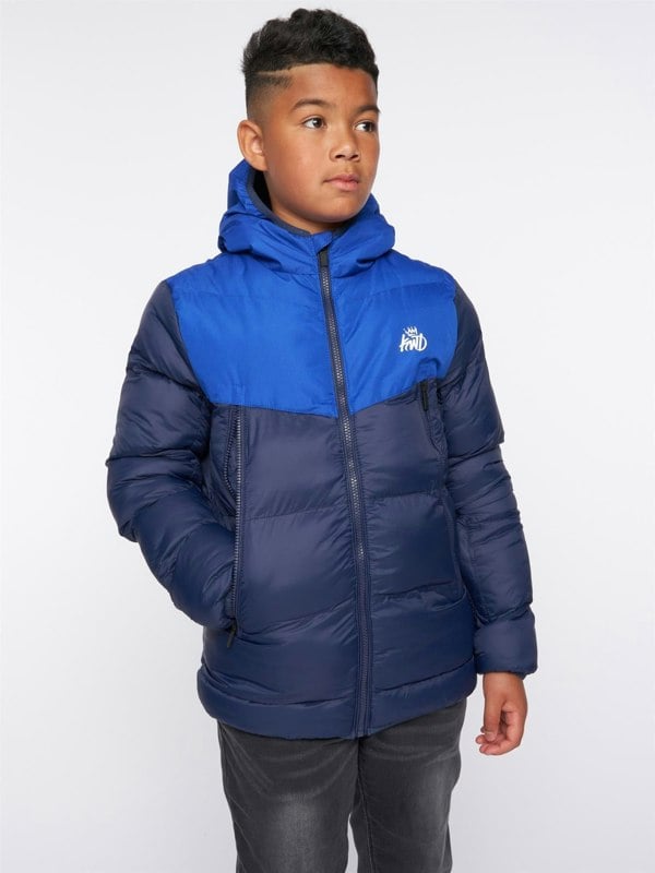 Kings Will Dream Leyton Short Puffer Jacket Dark Navy