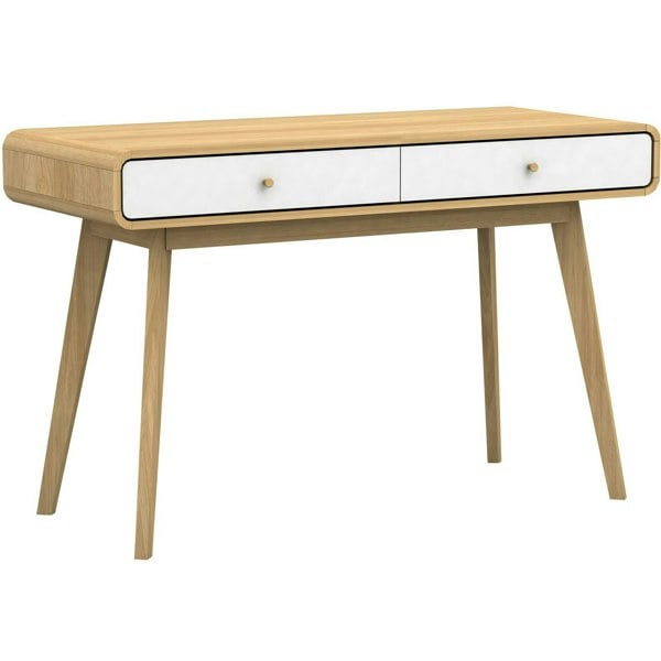 Dorel Home Cassie Desk 2 Drawers OakWhite120x50x79cm