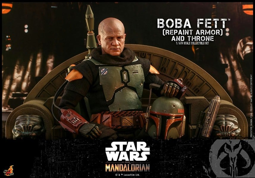 Hot Toys Boba Fett Repaint Armour and Throne Collectible Set 1:6 Scale Hot Toys 908858