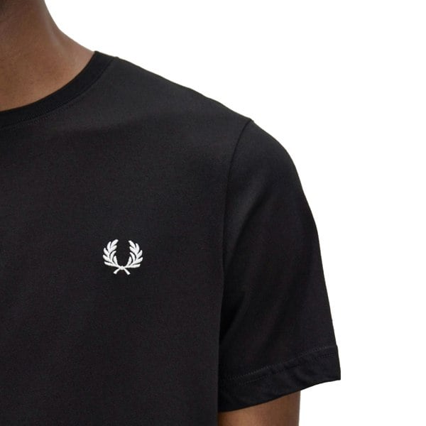 Fred Perry Crew Neck T-Shirt Black