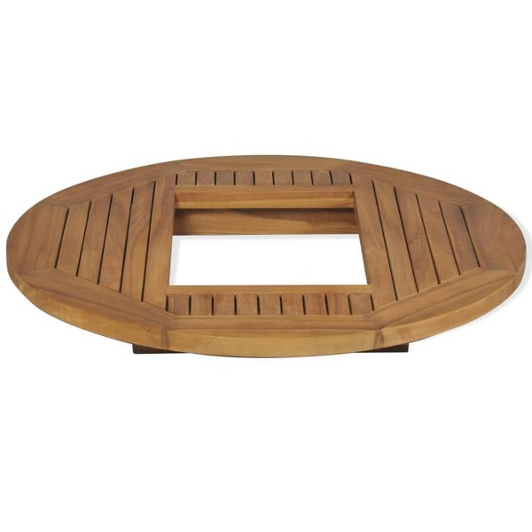 Berkfield Beer Crate Tabletop Teak 70 cm
