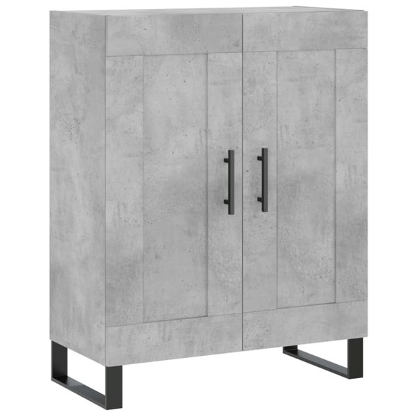 Berkfield Highboard Concrete Grey 69.5x34x180 cm Engineered Wood