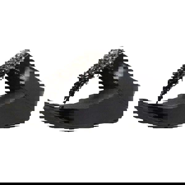 Fit Flop Womens/Ladies Rumba Ombre Toe Post Sandals - Black