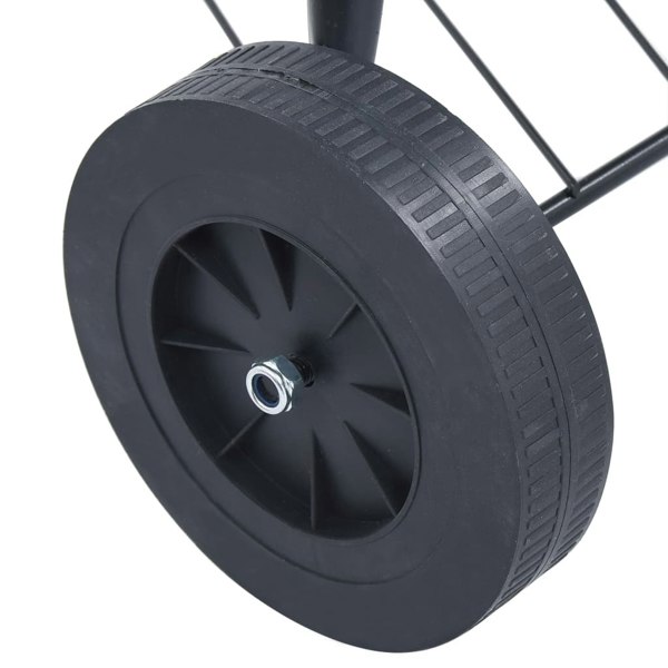 Berkfield Portable XXL Charcoal Kettle BBQ Grill with Wheels 44 cm