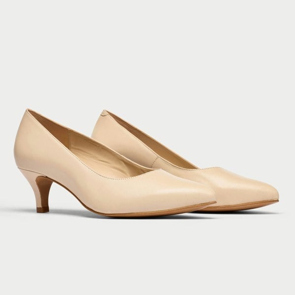 Calla Ava Shoes - Light Beige Leather