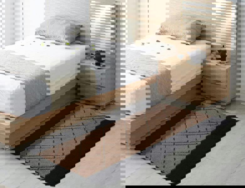 Smart Living Carmela Gel Mat - Black Brown