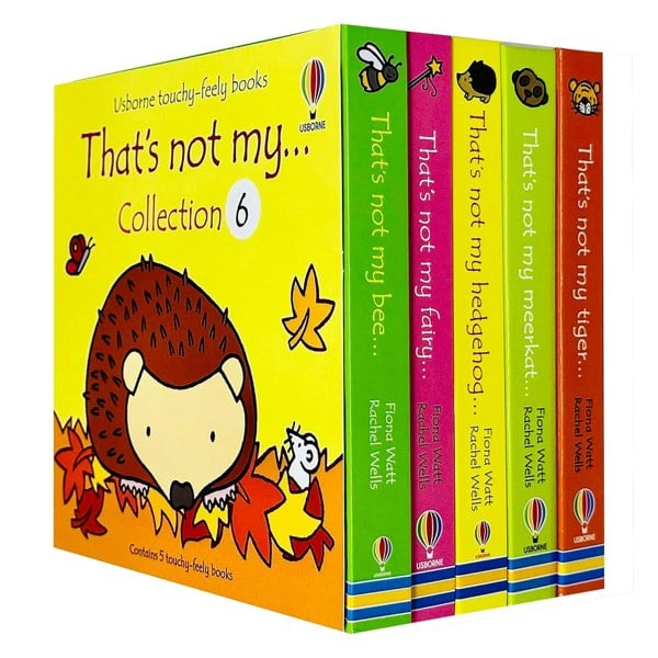 Touchy-Feely Books That's Not My Collection: 5 Books (Bee, Fairy, Hedgehog, Meerkat, Tiger)