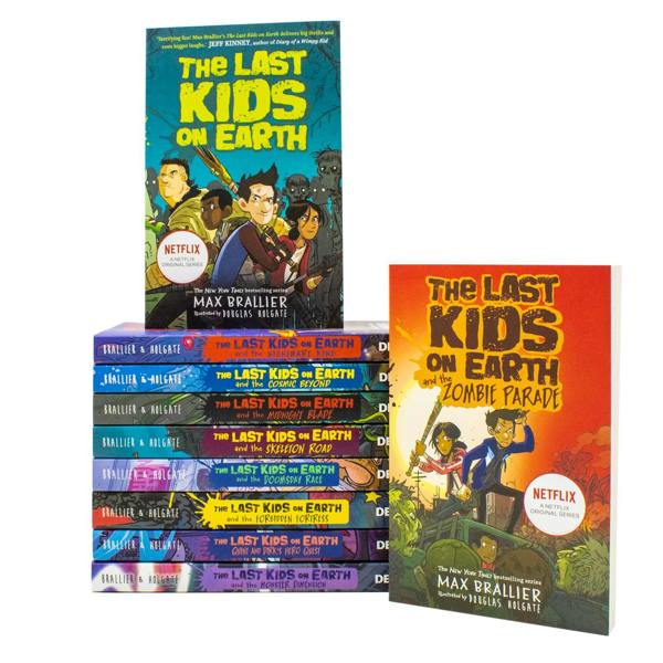 The Last Kids on Earth Series 10 Books Collection Set by Max Brallier – Zombie Parade, Nightmare King & Action Adventure Collection for Kids