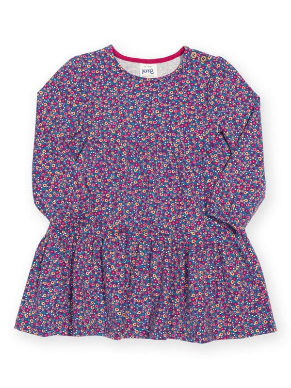 Kite Girls Organic Berry Ditsy Dress
