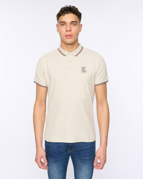 Duck and Cover Melports Polo Off White