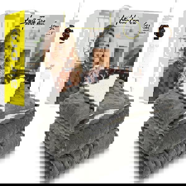 Air Pro Heated Electric Blanket with Digital Controller & 6 Heat Settings - Single 130x160cm