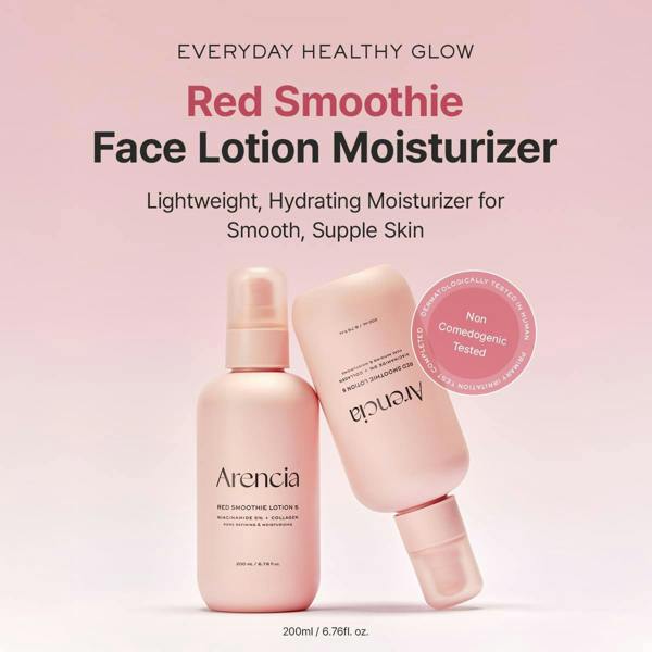 ARENCIA Red Smoothie Lotion 5 [Niacinamide 5% + Collagen] 200ml