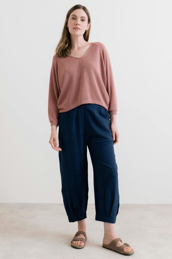 Lily & Me Rewilding Batwing Jumper Soft Pink