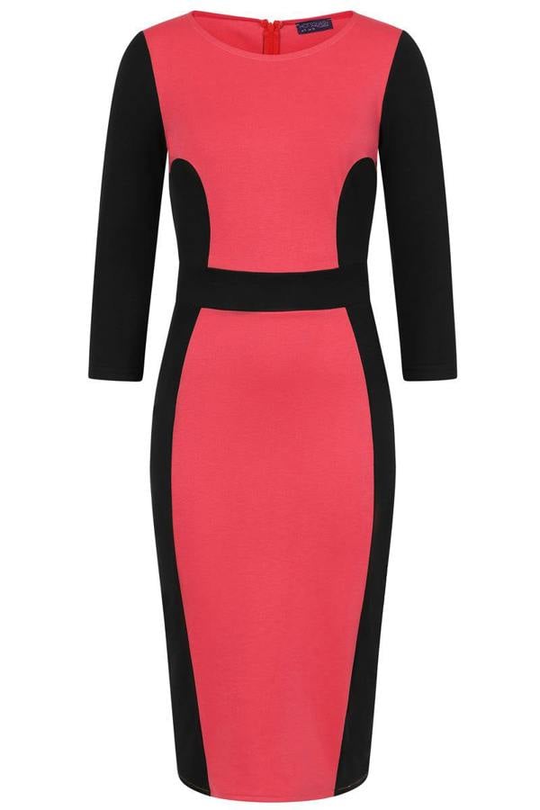 HotSquash Block Colour Bodycon Dress