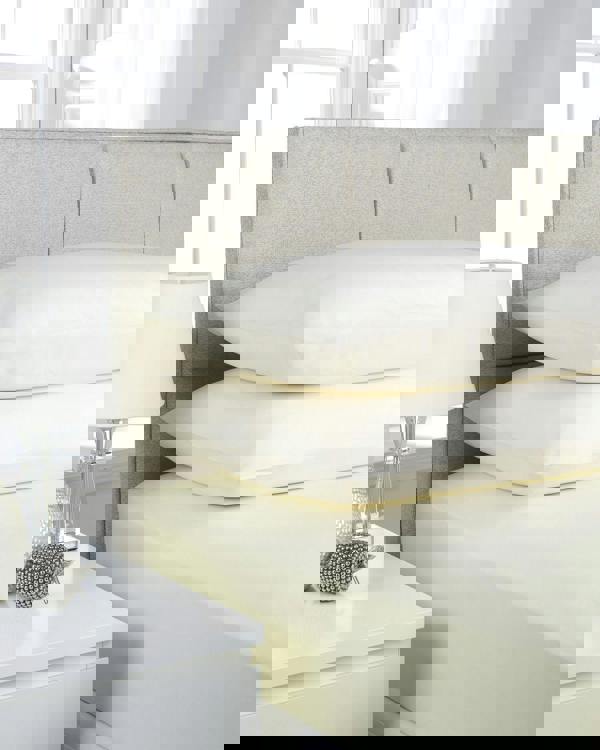 Smart Living Deluxe Fitted Sheet or Pillowcase Pair - Cream